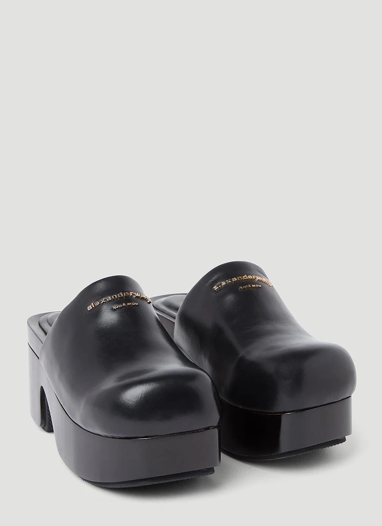 商品Alexander Wang|Zoe Leather Clogs,价格¥3019,第2张图片详细描述