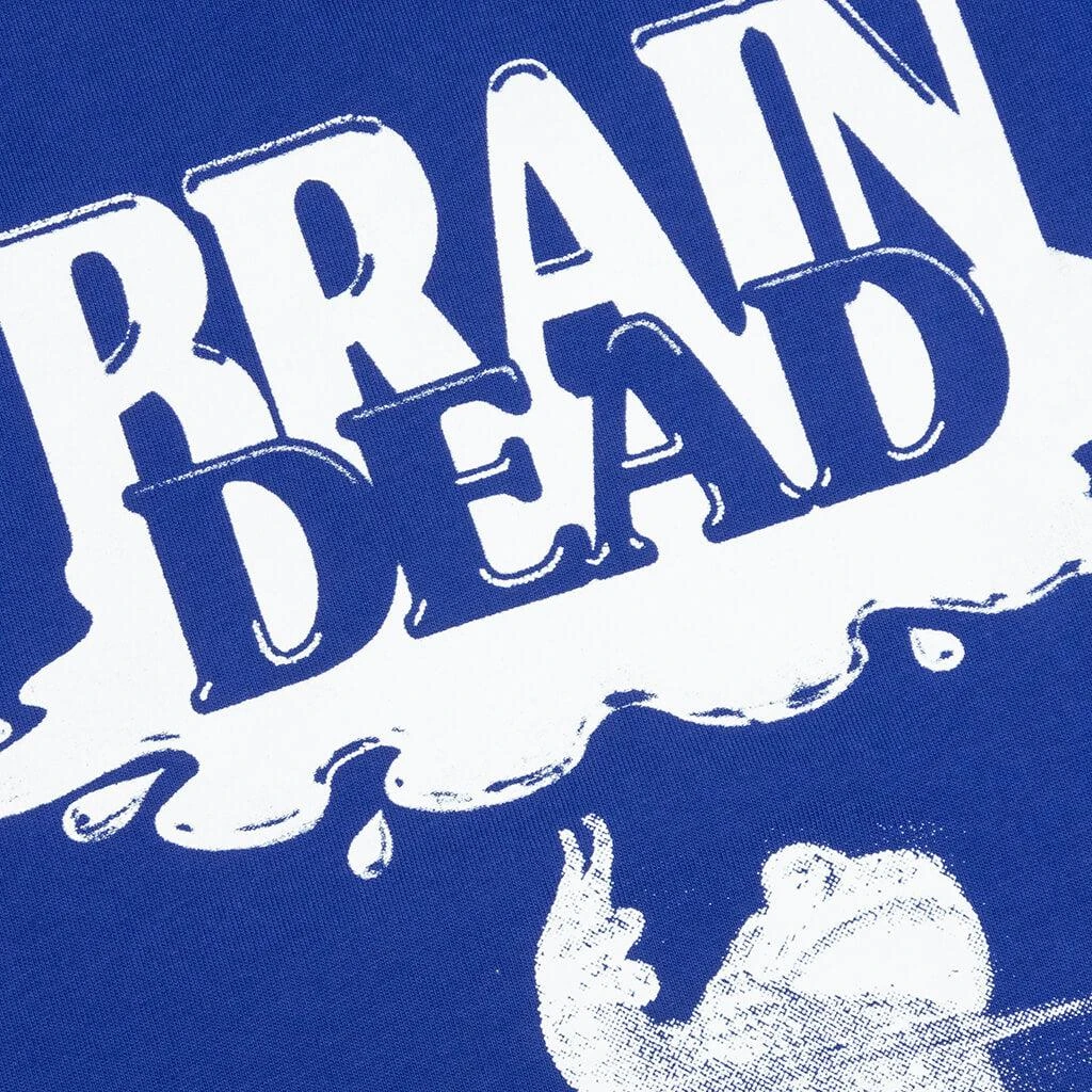 商品Brain Dead|Brain Dead Peace of Team T-Shirt - Blue,价格¥282,第3张图片详细描述