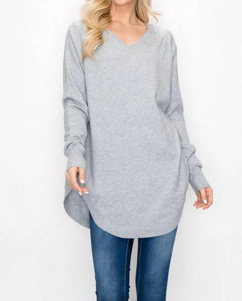 商品Joh|Sadie Top In Grey,价格¥498,第1张图片