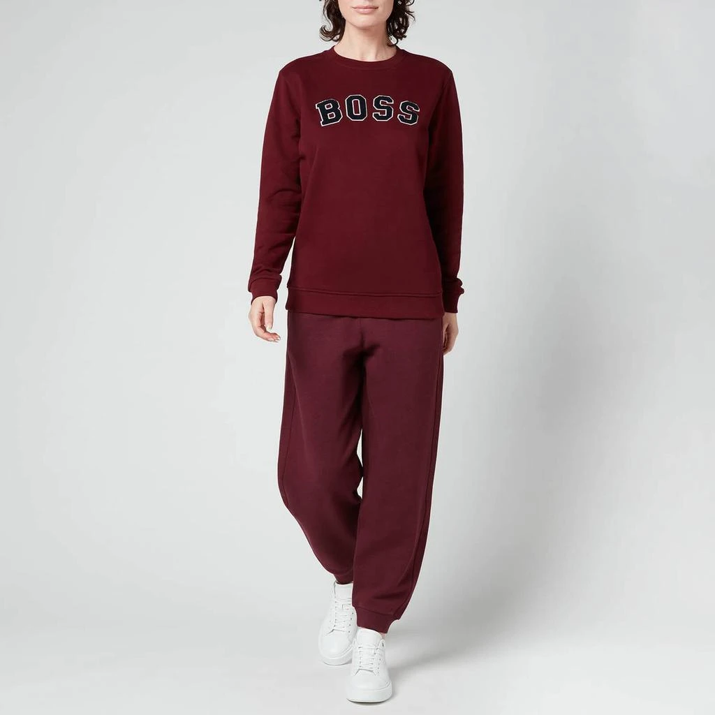 商品Hugo Boss|BOSS Women's C_Esety Sweatshirt - Dark Red,价格¥259,第3张图片详细描述