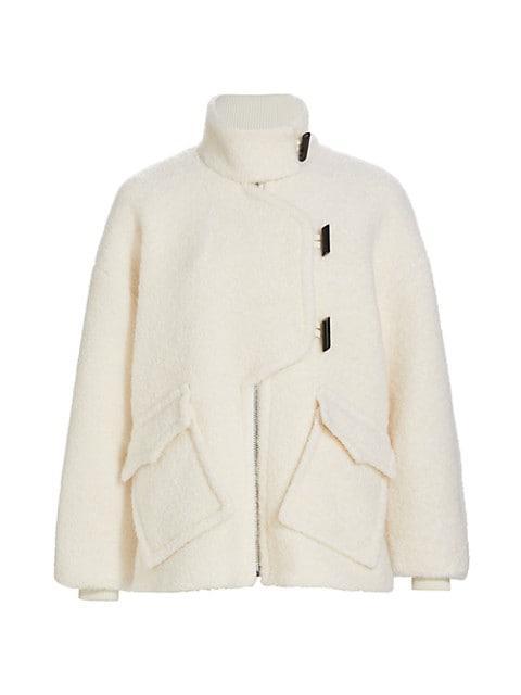 商品Ganni|Wool-Blend Boucle Jacket,价格¥3402,第1张图片
