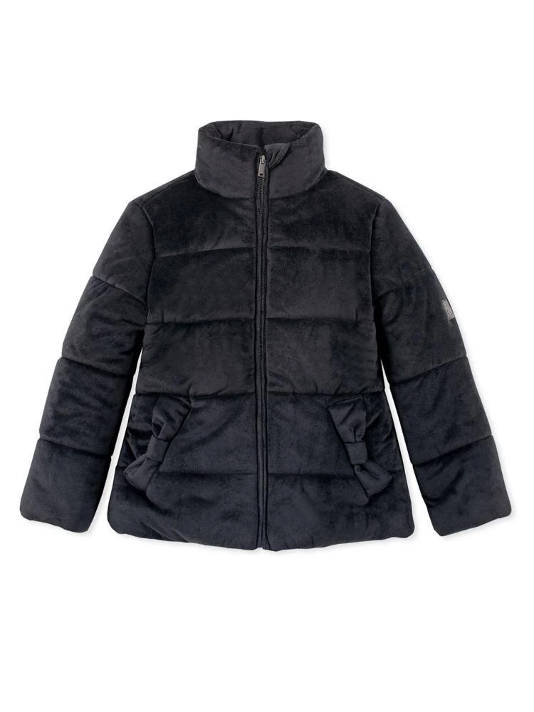 商品Calvin Klein|Girl's Velour Puffer Jacket,价格¥175,第1张图片