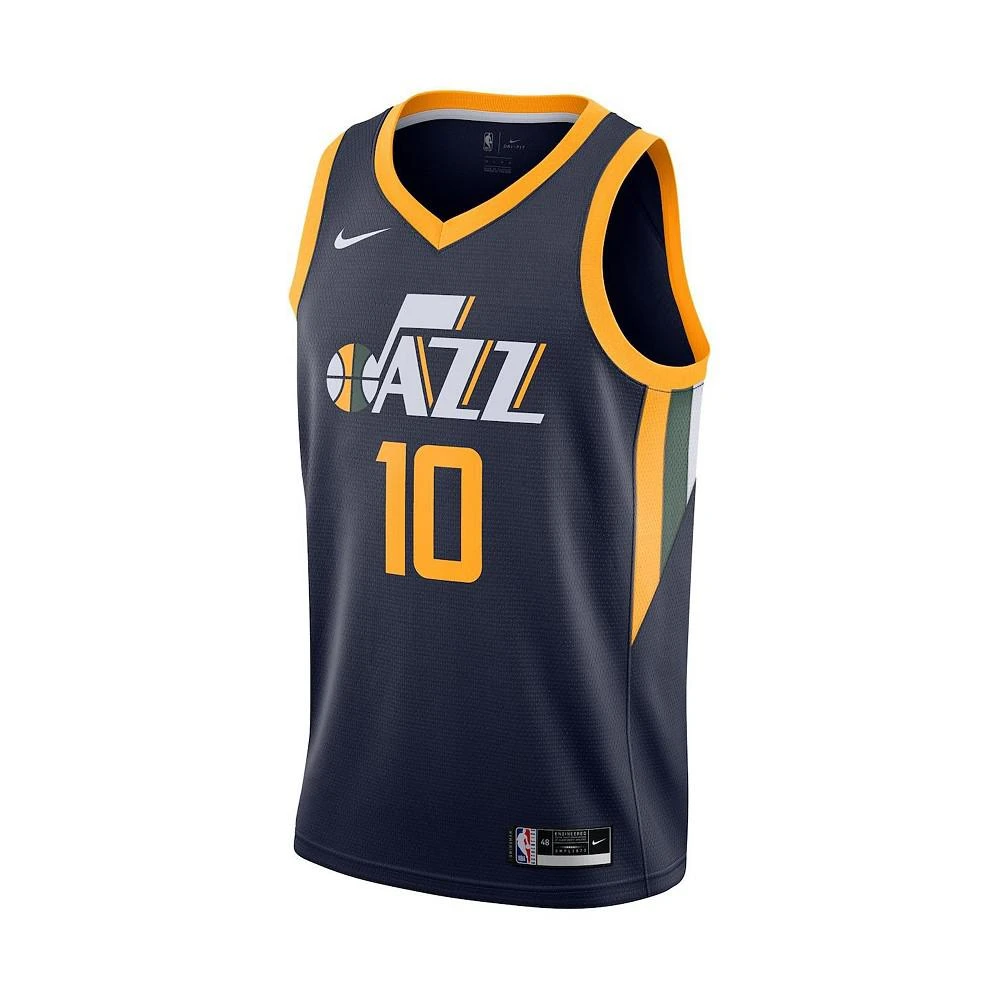 商品NIKE|Men's Mike Conley Navy Utah Jazz 2020/21 Swingman Jersey - Icon Edition,价格¥816,第3张图片详细描述