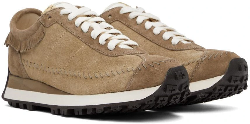 商品VisVim|Beige Walpi Runner Sneakers,价格¥3736,第4张图片详细描述