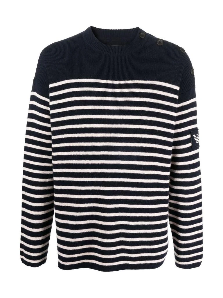 商品Emporio Armani|Emporio Armani Round Neck Pullover,价格¥2843,第1张图片