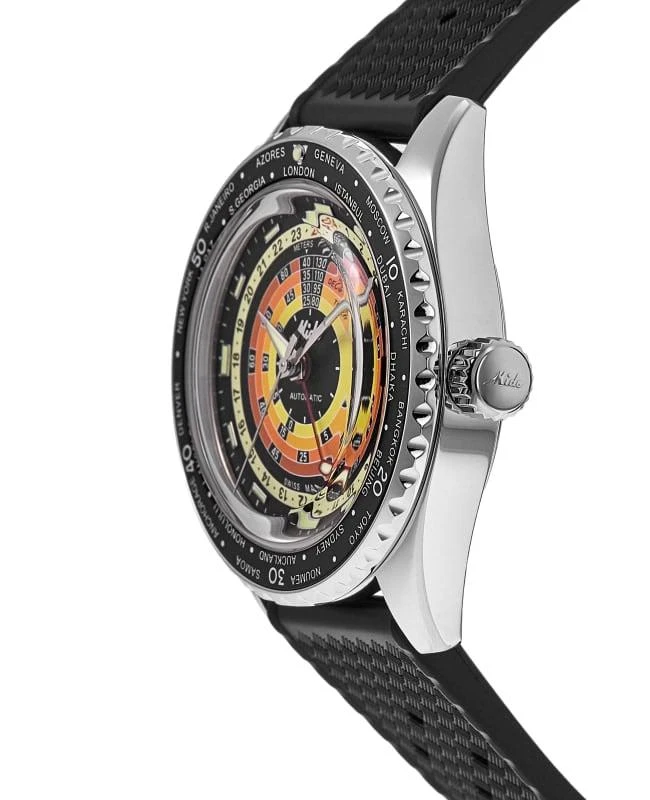 商品MIDO|Mido Ocean Star Decompression Worldtimer Black Dial Rubber Strap Men's Watch M026.829.17.051.00,价格¥6855,第3张图片详细描述