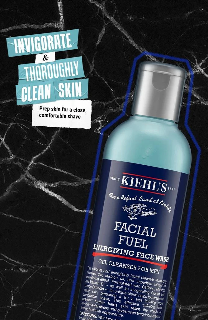 商品Kiehl's|Facial Fuel Energizing Face Wash for Men,价格¥125,第5张图片详细描述