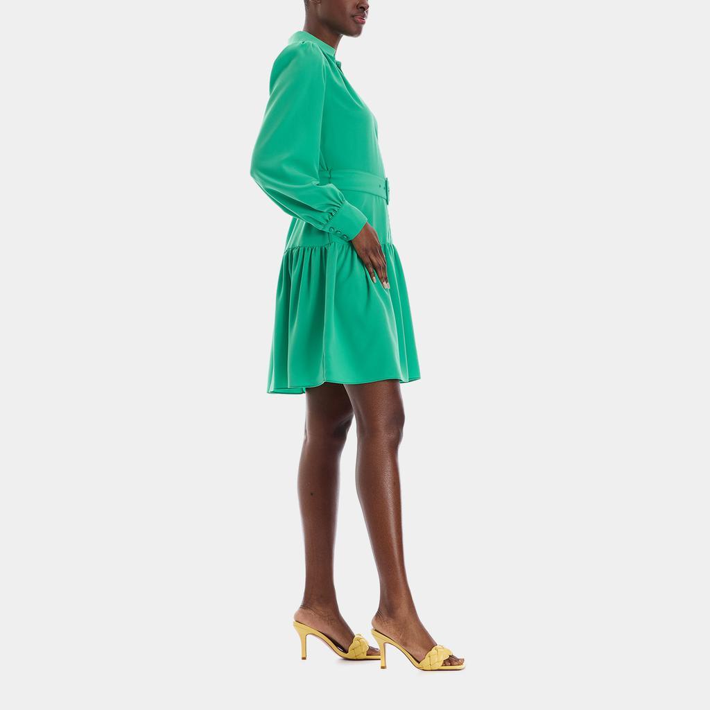 商品Karl Lagerfeld Paris|Silky Crepe Drop Waist Belted Dress,价格¥1050,第5张图片详细描述