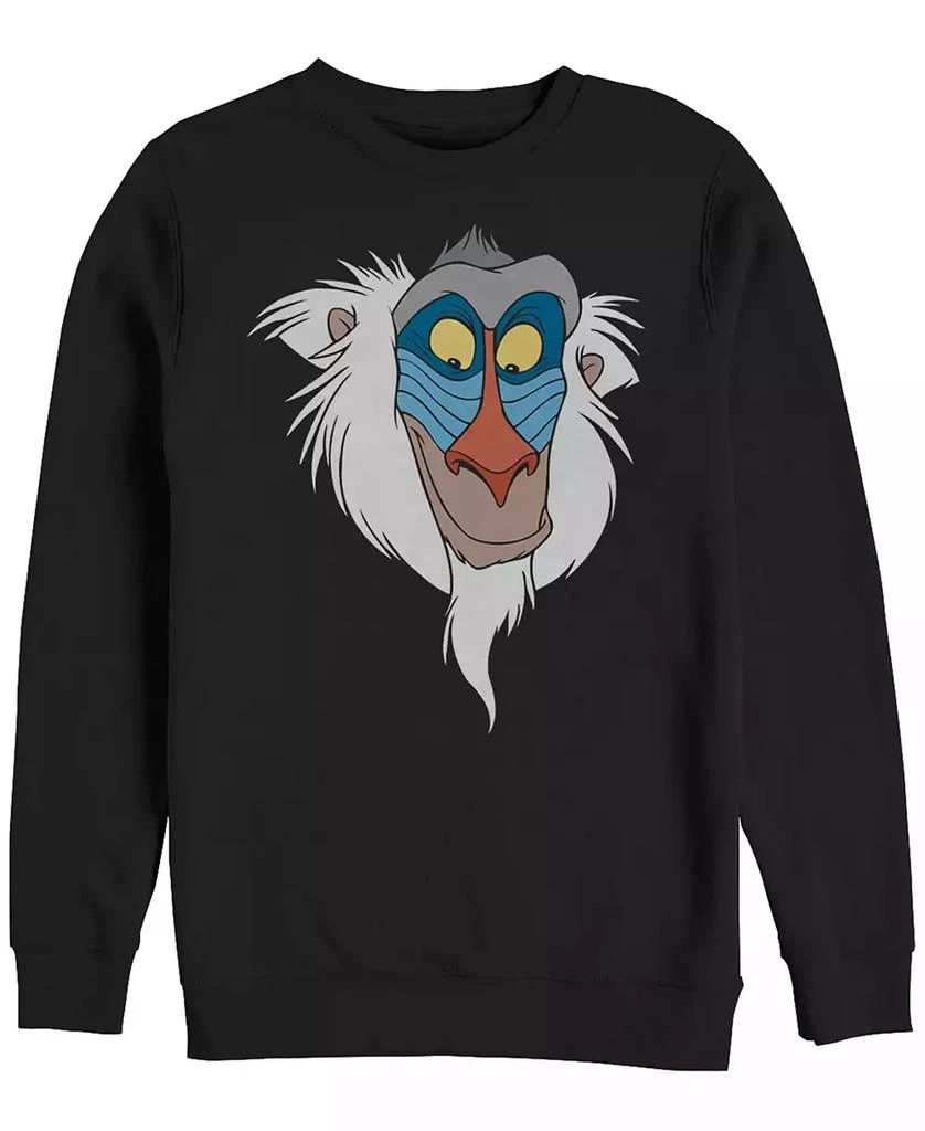 商品Disney|Disney Men's Lion King Rafiki Big Face, Crewneck Fleece,价格¥341,第1张图片