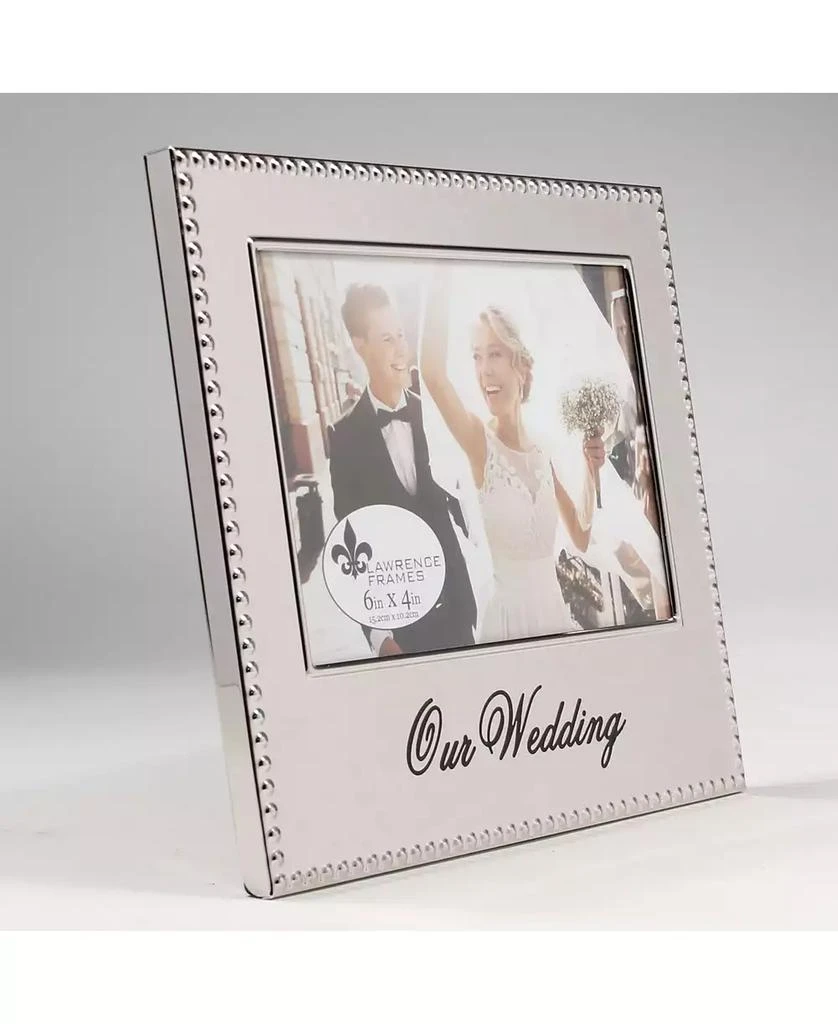 商品Lawrence Frames|Our Wedding Picture Frame - 4" x 6",价格¥178,第2张图片详细描述