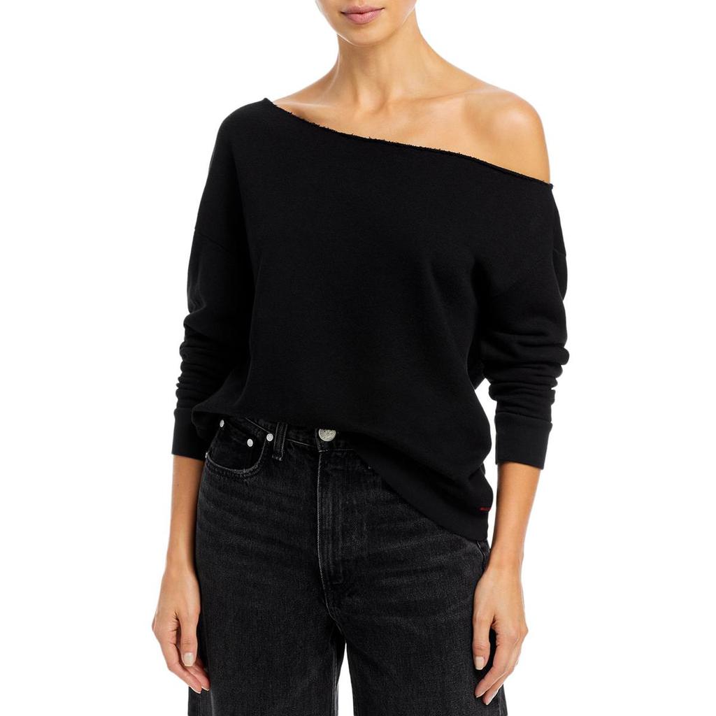 n:PHILANTHROPY Womens One Shoulder Warm Sweatshirt商品第1张图片规格展示