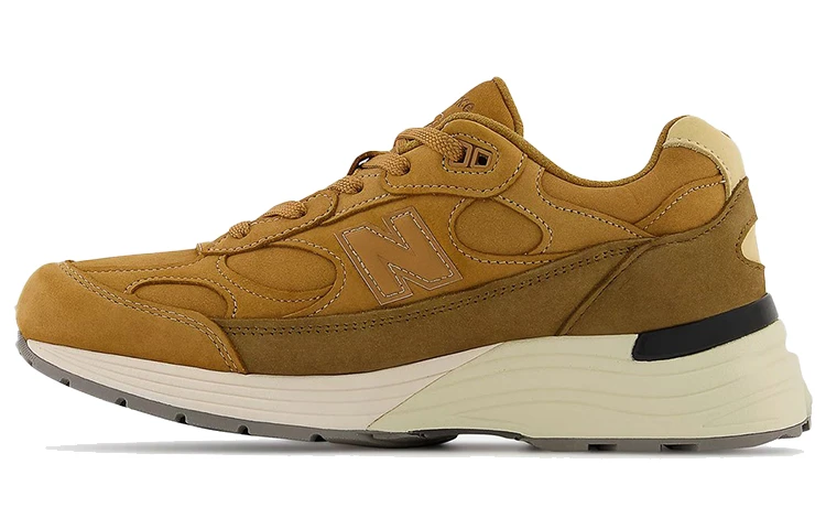 商品[国内直发] New Balance|NB 992 复古 美产 低帮 休闲跑步鞋 男女同款 沙土色,价格¥1343,第1张图片