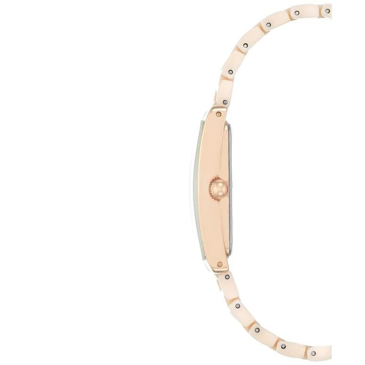 商品Anne Klein|Women's Light Pink Ceramic Bracelet Watch 28x35mm AK-2952LPRG,价格¥408,第3张图片详细描述
