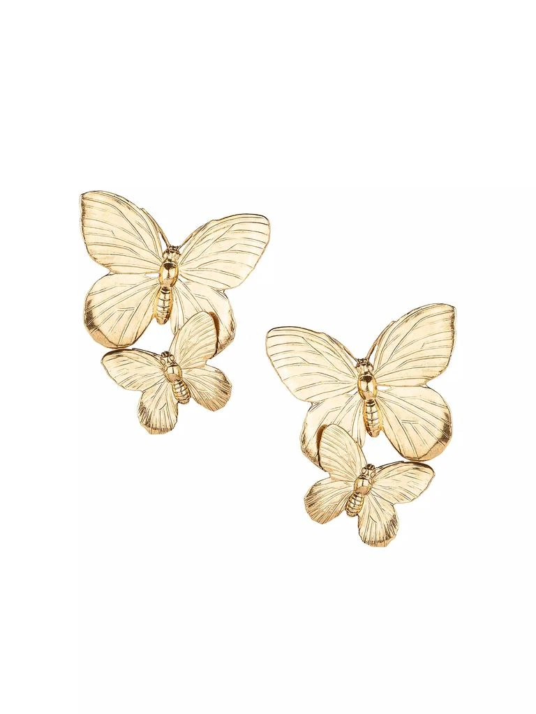 商品Jennifer Behr|Papillon 18K Gold-Plated Earrings,价格¥1349,第1张图片