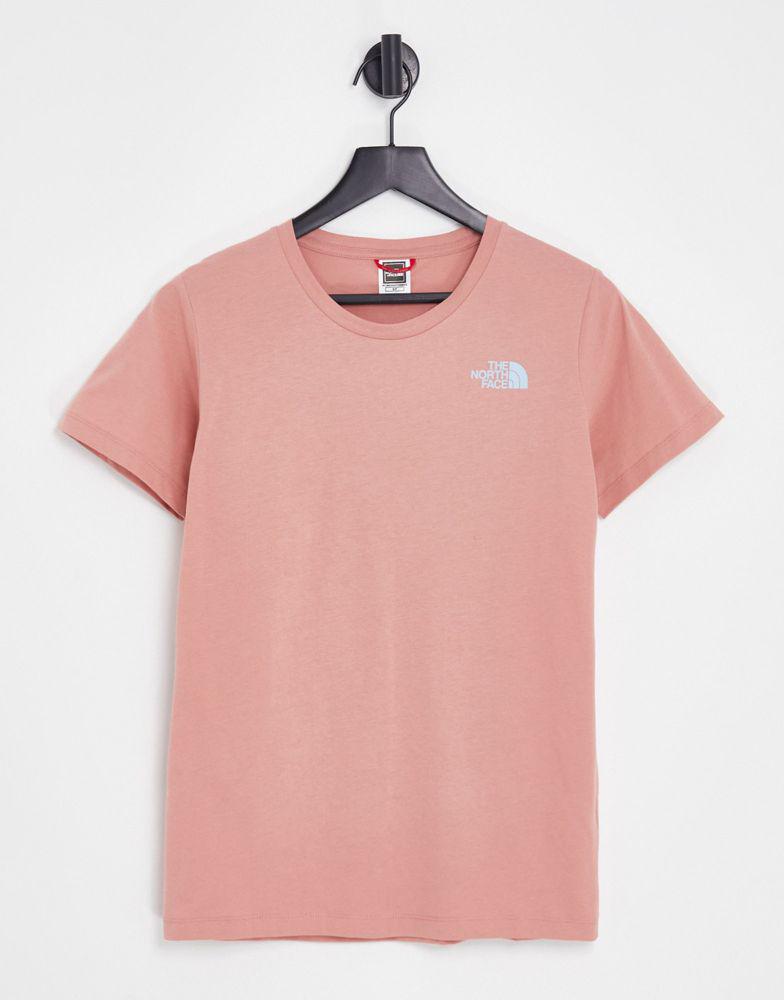 The North Face Sun and Stars t-shirt in pink Exclusive at ASOS商品第2张图片规格展示
