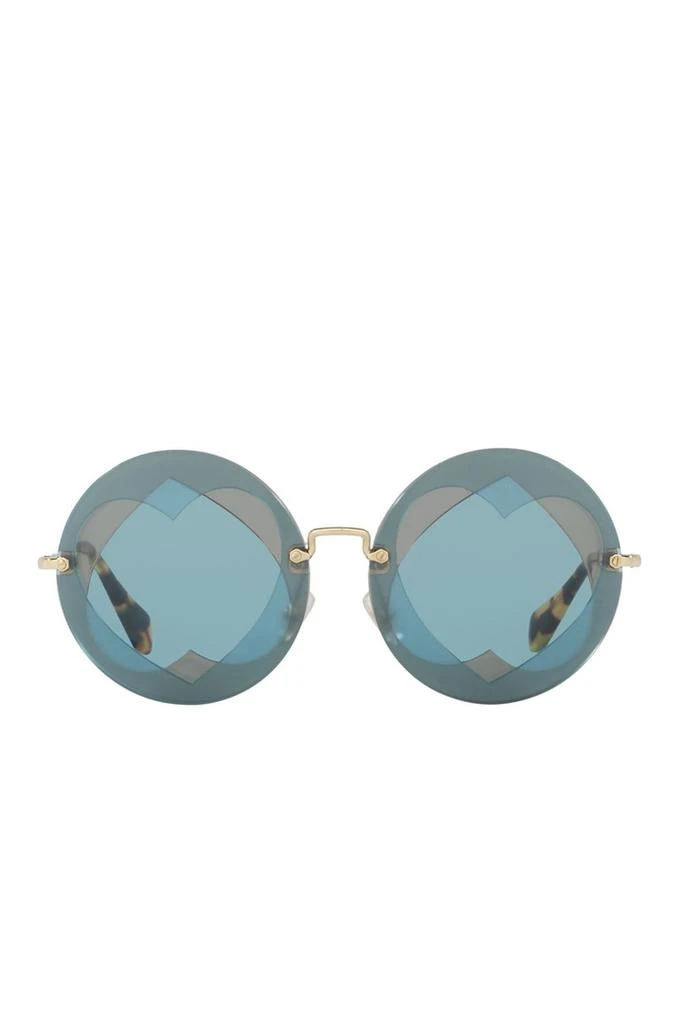 商品Miu Miu|62mm Layered Heart 爱心墨镜,价格¥818,第2张图片详细描述