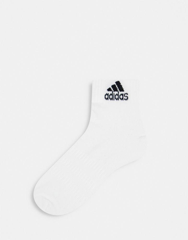 adidas Training 3 pack cushioned ankle socks in multi商品第4张图片规格展示
