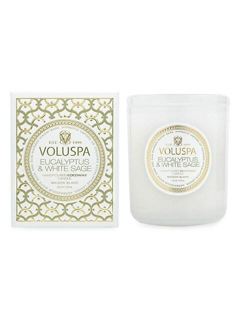 商品Voluspa|Eucalyptus & White Sage Boxed Classic Candle,价格¥218,第5张图片详细描述
