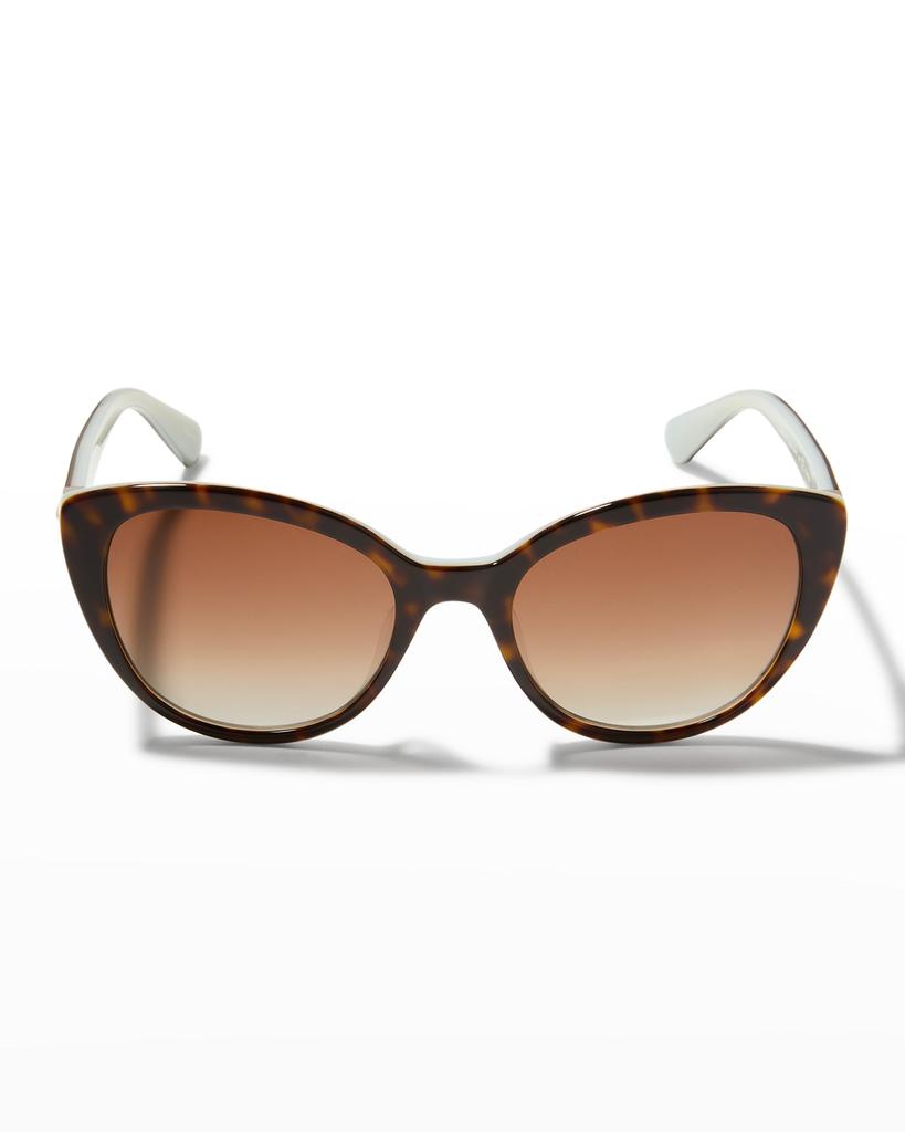 amberlees polarized acetate cat-eye sunglasses商品第3张图片规格展示