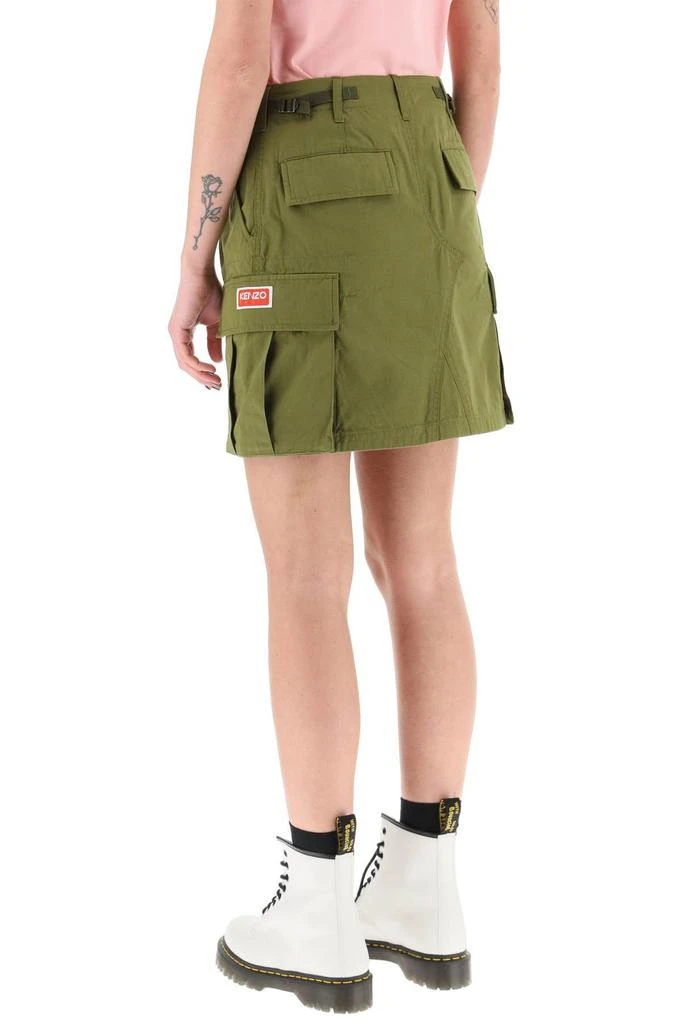 商品Kenzo|Kenzo High Waist Cargo Mini Skirt,价格¥1384,第3张图片详细描述