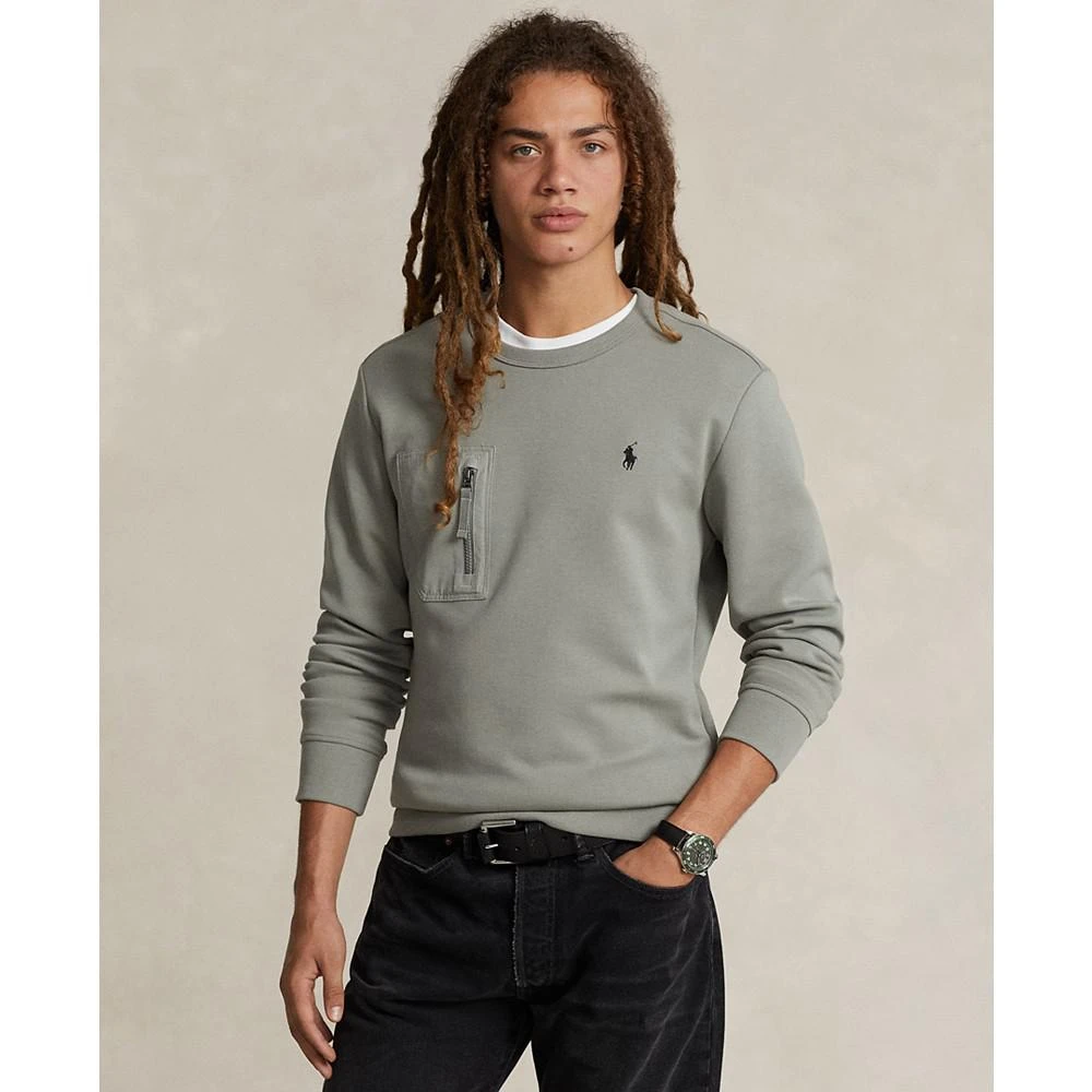 商品Ralph Lauren|Men's Double-Knit Pocket Sweatshirt,价格¥511,第1张图片