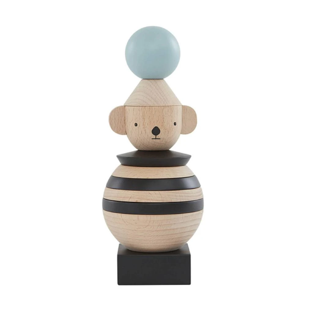 商品The Hut|OYOY Mini Wooden Stacking Koala - Nature,价格¥242,第1张图片