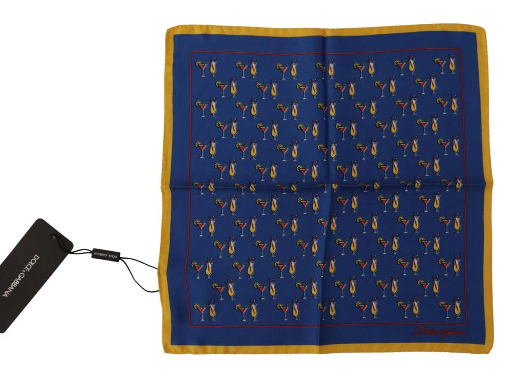 商品Dolce & Gabbana|Dolce & Gabbana Multicolor Printed DG Logo Square Handkerchief Scarf,价格¥964,第1张图片