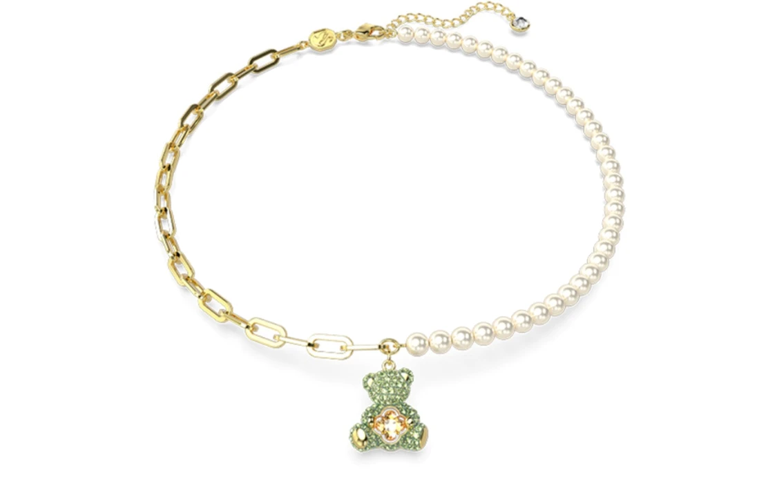 商品[国内直发] Swarovski|施华洛世奇 Teddy 小熊吊坠装饰 仿水晶 项链 女款 绿色,价格¥1055,第5张图片详细描述