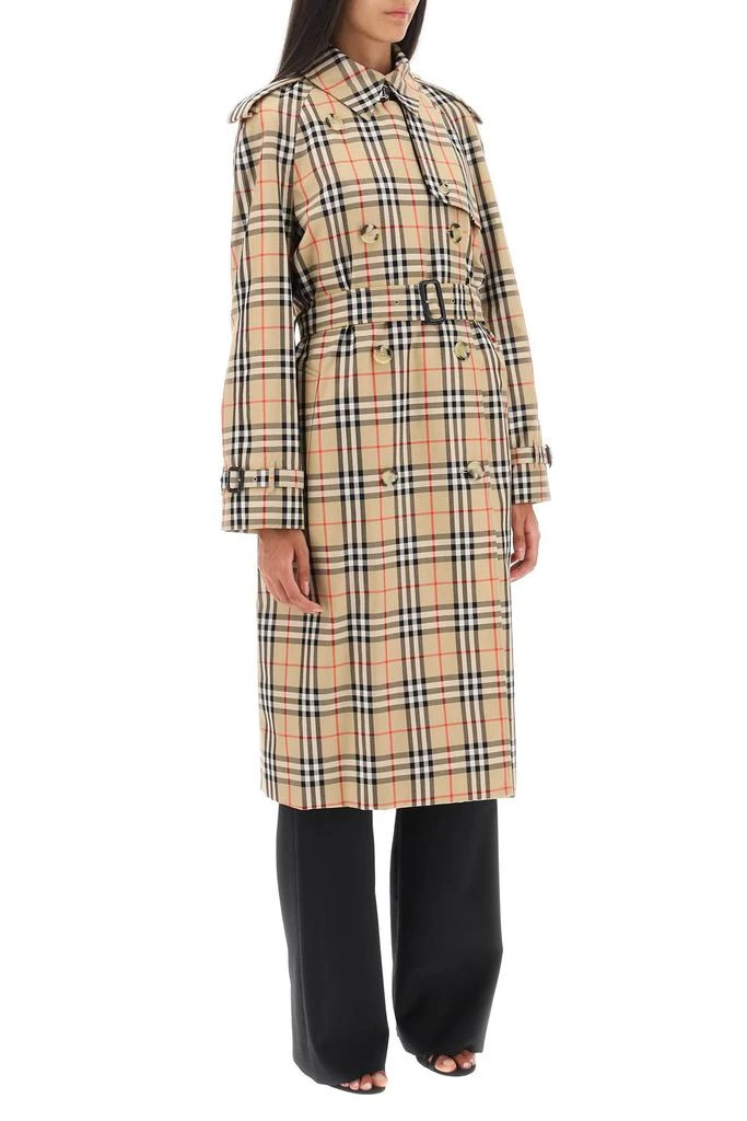 商品Burberry|check trench coat,价格¥6569,第2张图片详细描述