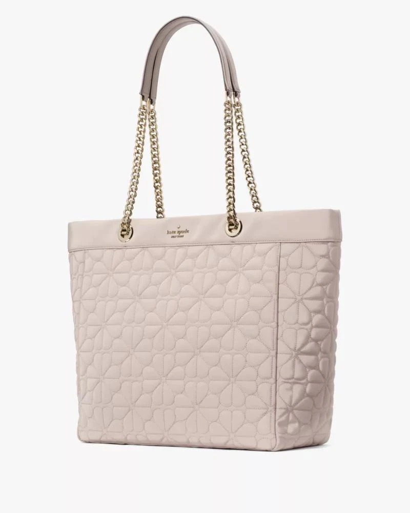 商品Kate Spade|Spade Flower Quilted Fabric XL Tote,价格¥1114,第3张图片详细描述