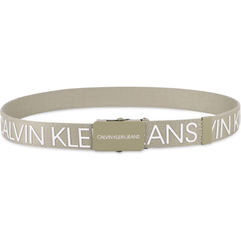 商品Calvin Klein|Monogrammed belt in grey,价格¥205,第4张图片详细描述
