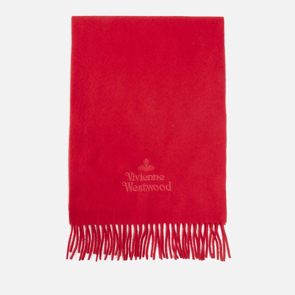 商品Vivienne Westwood|Vivienne Westwood Embroidered Logo Wool Scarf,价格¥796,第4张图片详细描述