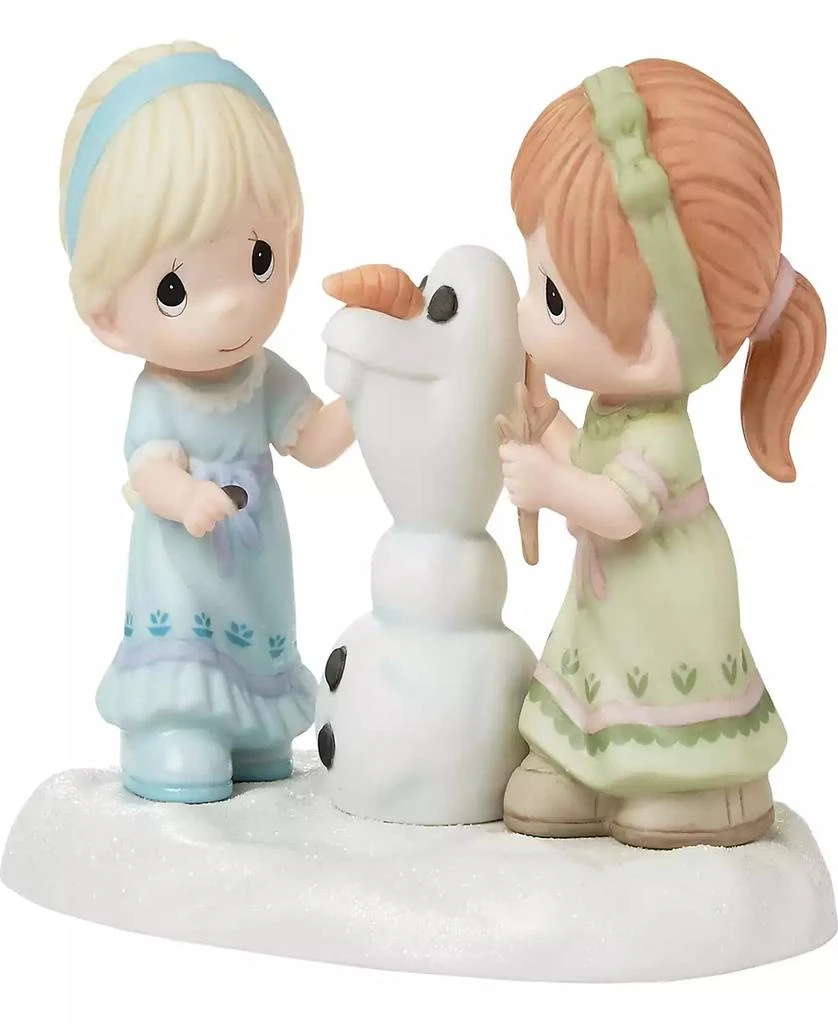 商品Precious Moments|222025 Disney Showcase Frozen Building A Snowman Is Better With You Disney Frozen Bisque Porcelain Figurine,价格¥690,第3张图片详细描述
