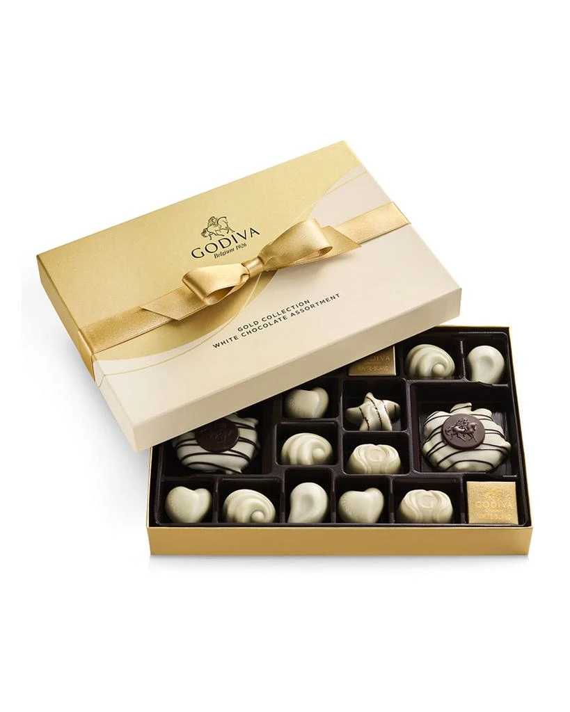 商品Godiva|22-Piece White Chocolate Assortment Gift Box,价格¥310,第1张图片