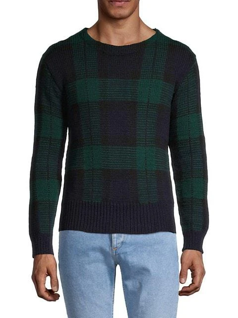 商品Ralph Lauren|Plaid Crewneck Pull-Over Sweater,价格¥2084,第3张图片详细描述