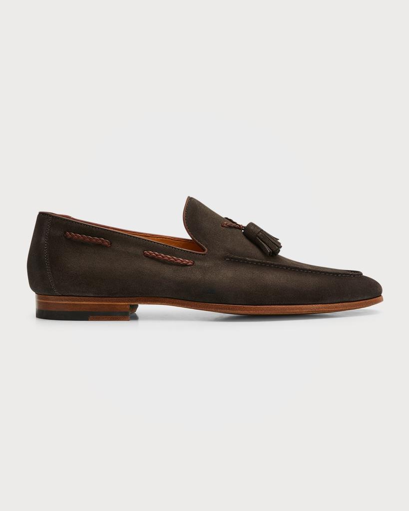 Men's Suede Tassel Loafers商品第1张图片规格展示