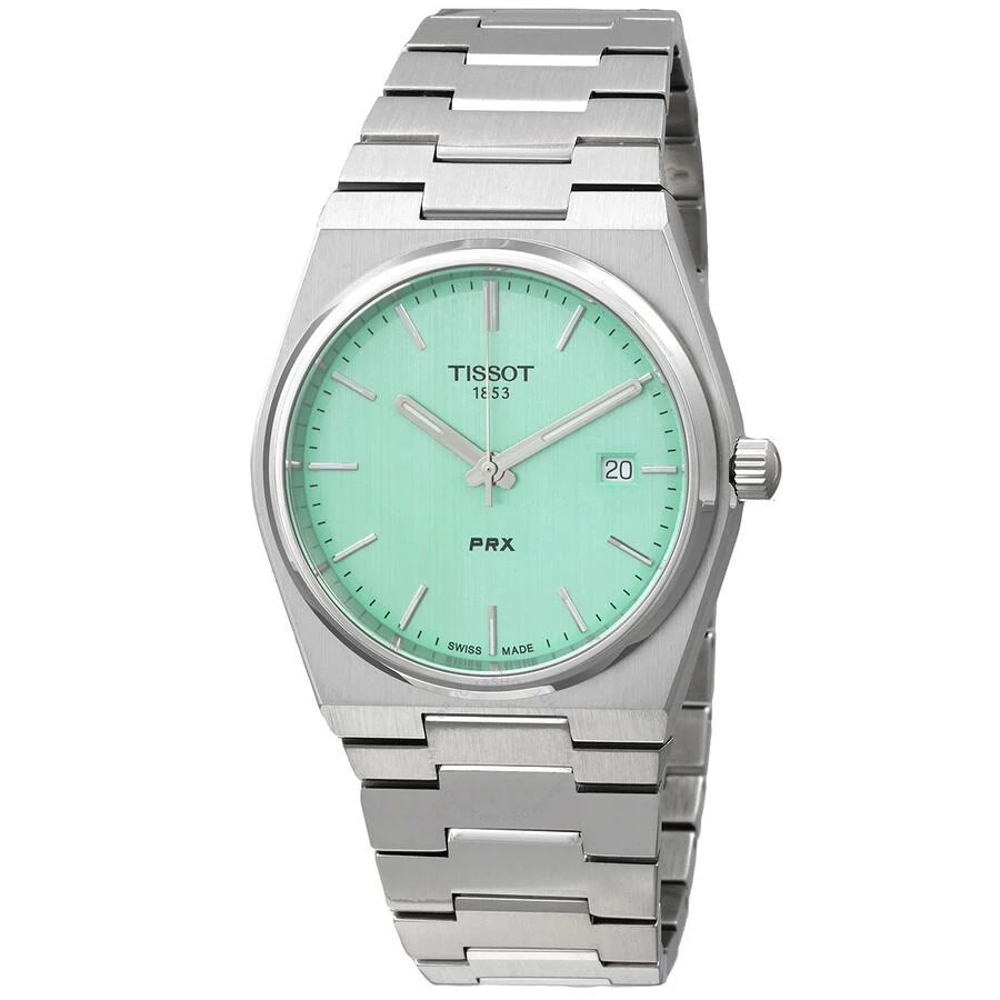 商品Tissot|PRX Quartz Light Green Dial Men's Watch T137.410.11.091.01,价格¥2108,第1张图片