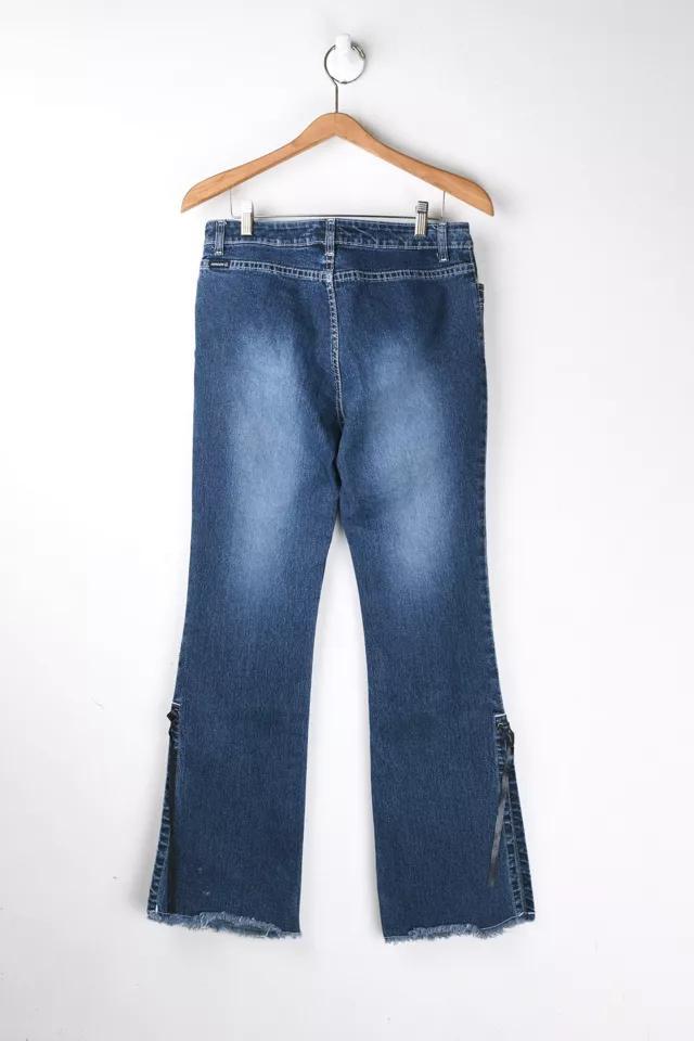 商品Urban Outfitters|Vintage Y2k Wide-Leg Jeans with Ribbons,价格¥893,第5张图片详细描述
