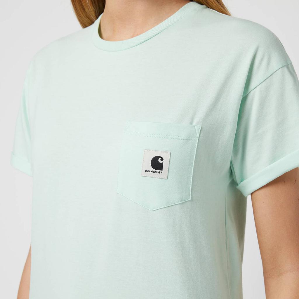 商品Carhartt|Carhartt WIP Women's S/S Pocket T-Shirt - Pale Spearmint,价格¥157,第6张图片详细描述