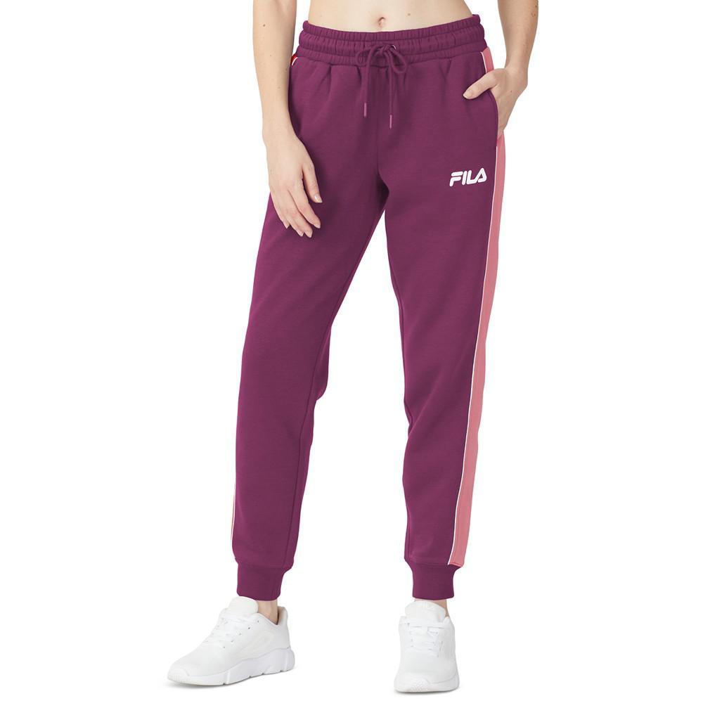 商品Fila|Plus Size Vigor Mid-Rise Colorblocked Fleece Joggers,价格¥151,第1张图片