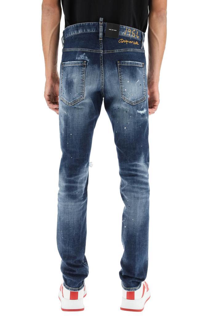 商品DSQUARED2|Dsquared2 medium hiking wash cool guy jeans,价格¥3123,第5张图片详细描述