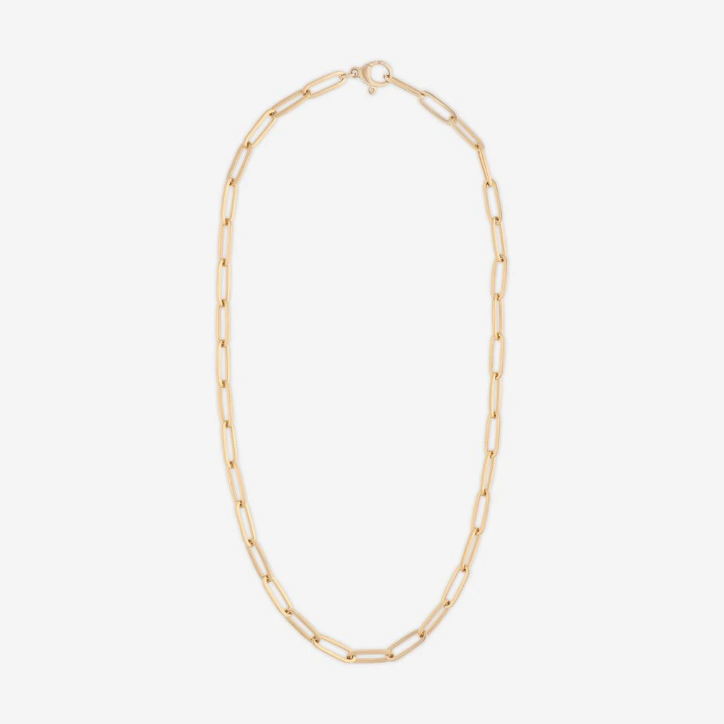 商品Ina Mar|Ina Mar 14K Yellow Gold Square Tube Paperclip Necklace SGN13058K4Y,价格¥16716,第2张图片详细描述