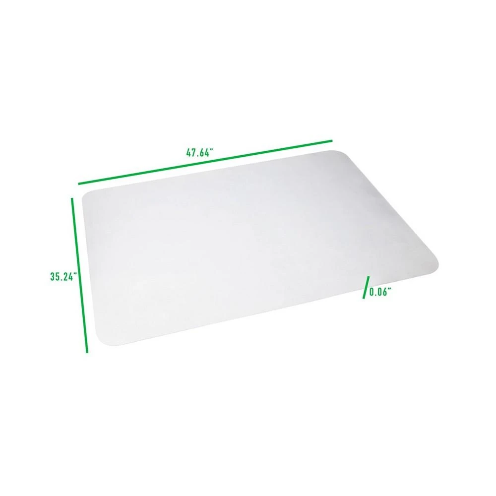 商品Mind Reader|Floor Protection Mat, Office Pad for Rolling Chairs, Rectangular Shape, Designed for Hard Surfaces Only,价格¥442,第2张图片详细描述