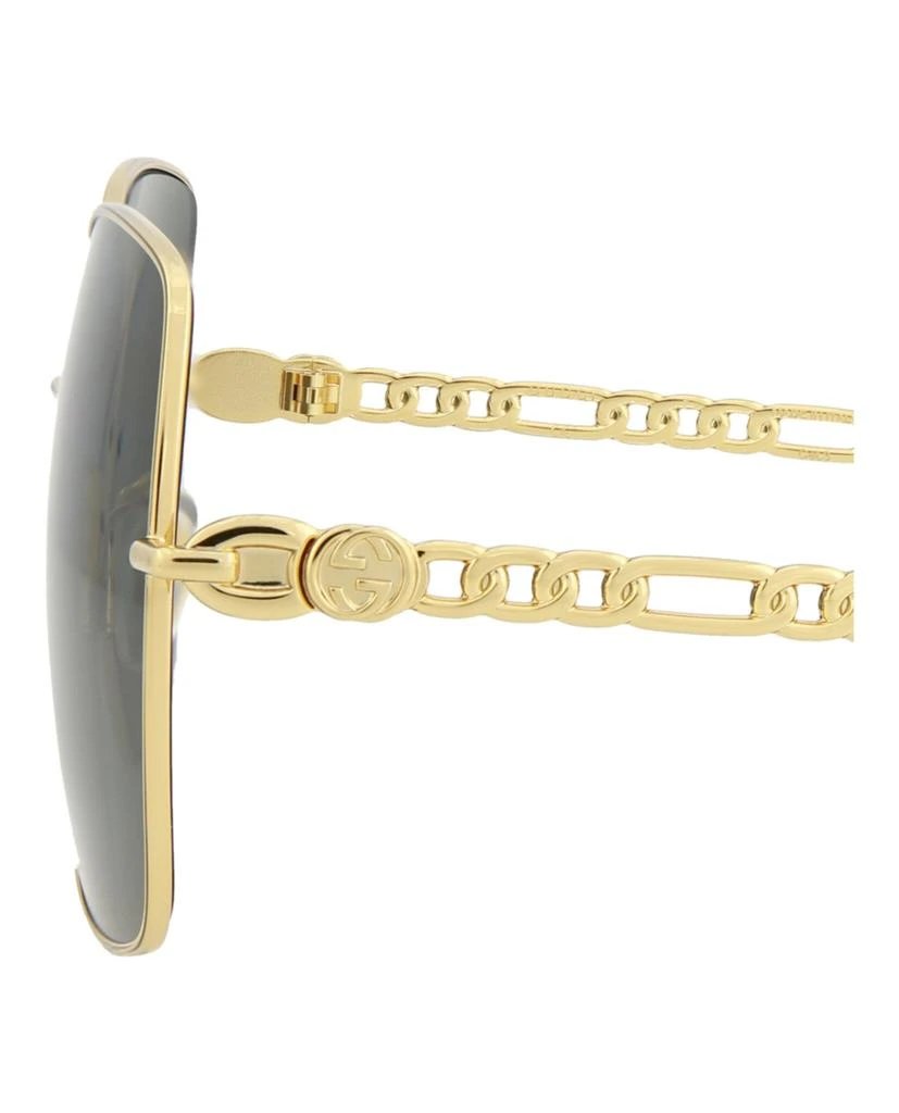商品Gucci|Square-Frame Metal Sunglasses,价格¥2044,第4张图片详细描述