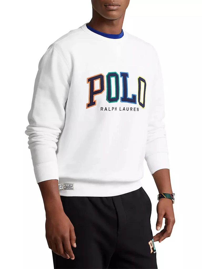 商品Ralph Lauren|Fleece Logo Crewneck Sweatshirt,价格¥687,第3张图片详细描述