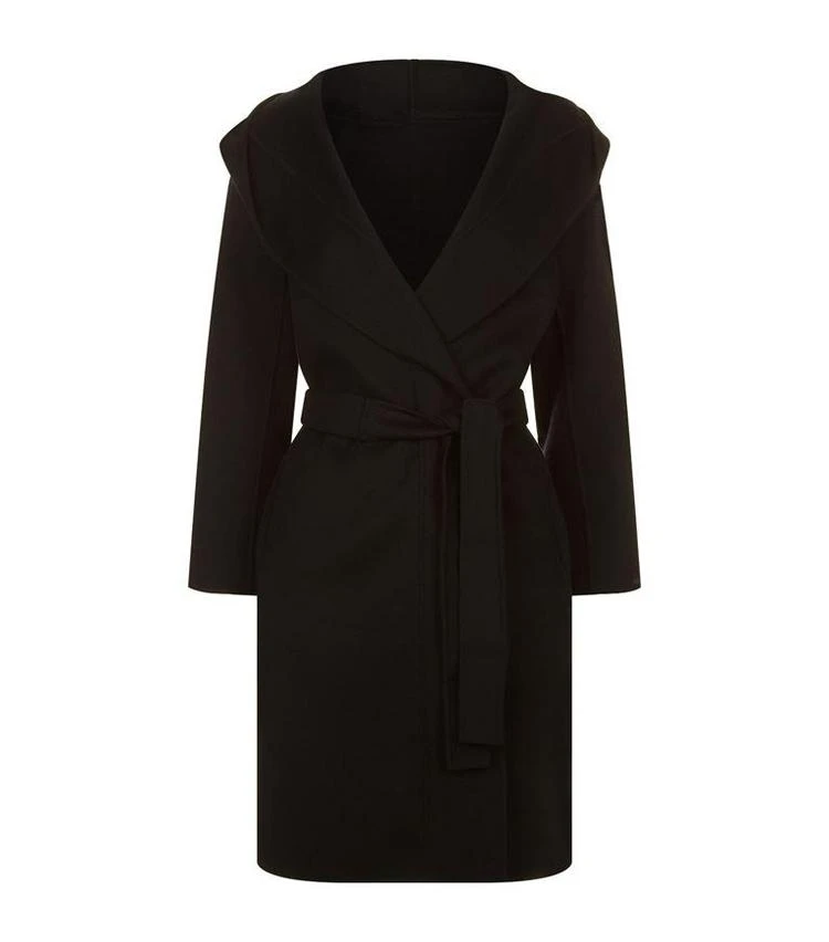商品Max Mara|带帽系带羊毛大衣,价格¥3717,第1张图片
