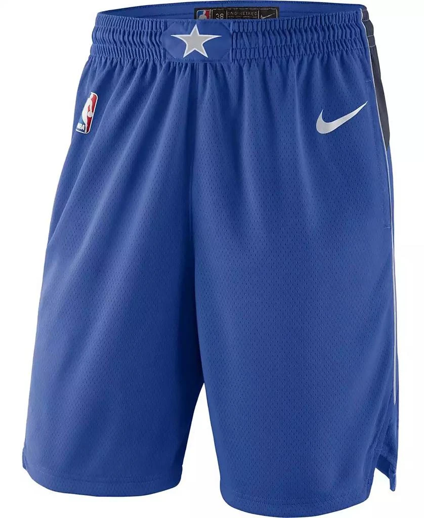 商品NIKE|Men's Blue 2019/20 Dallas Mavericks Icon Edition Swingman Shorts,价格¥494,第1张图片