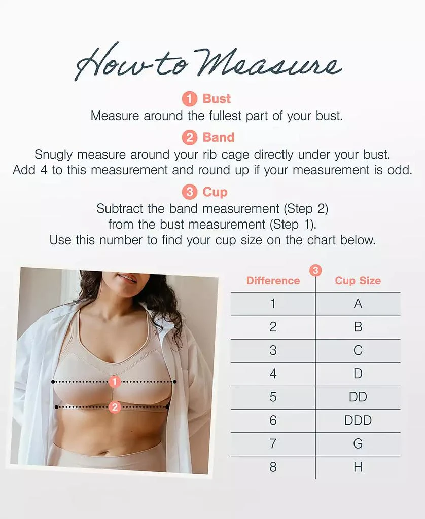 商品Playtex|18 Hour Ultimate Lift and Support Wireless Bra 4745,价格¥289,第4张图片详细描述