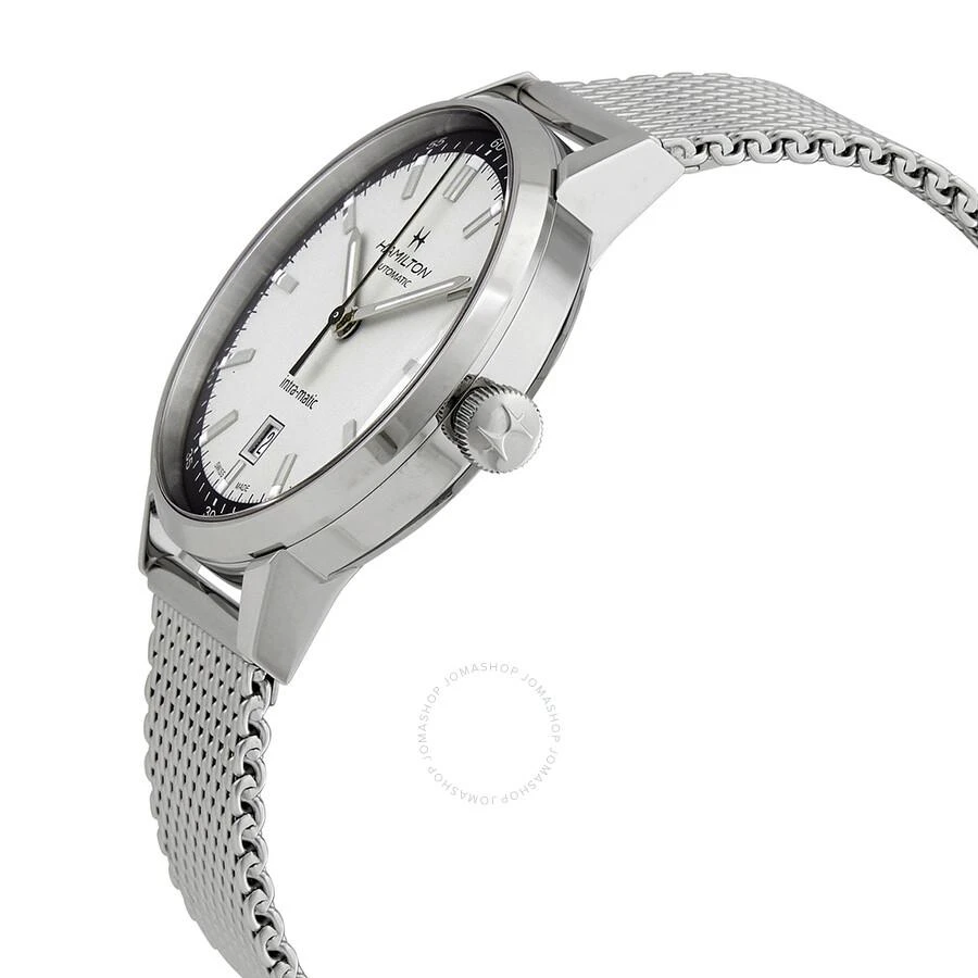商品Hamilton|American Classic Intra-Matic Automatic White Dial Men's Watch H38425120,价格¥6271,第2张图片详细描述