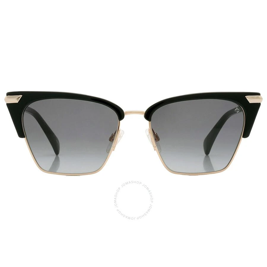 商品Rag & Bone|Grey Gradient Cat Eye Ladies Sunglasses RNB1053/S 0807/9O 53,价格¥295,第1张图片